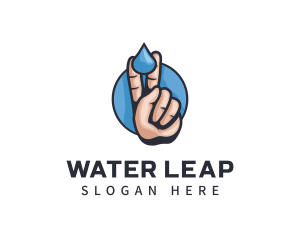 Water Peace Handwash logo design