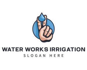 Water Peace Handwash logo design