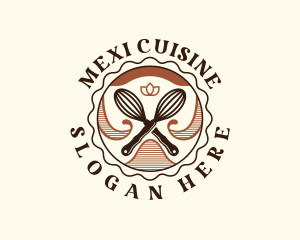 Whisk Baking Cuisine logo design