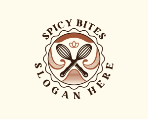 Whisk Baking Cuisine logo design