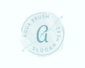 Cosmetics Beauty Watercolor  logo design