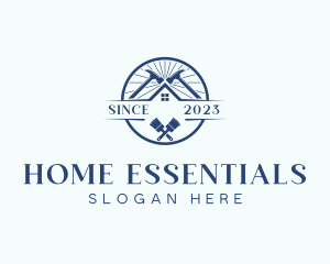 Roofing Home Builder logo design