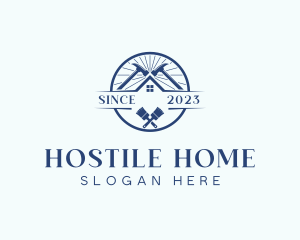 Roofing Home Builder logo design