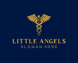 Medical Wing Snake Staff logo