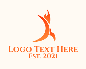 Yoga Pose Fire Therapy  logo