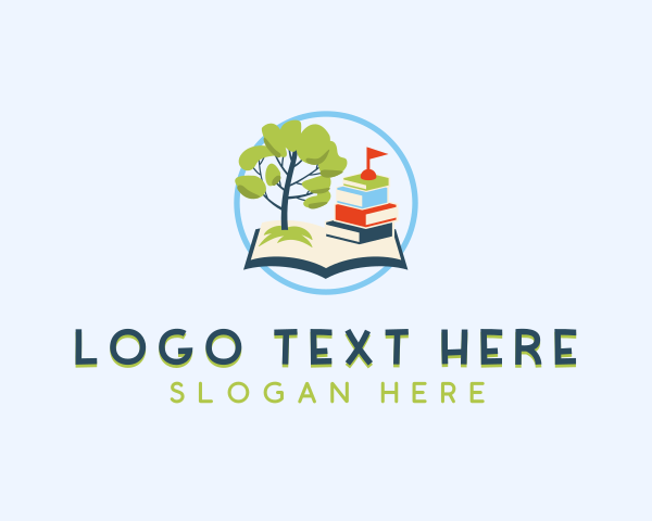 Books logo example 1