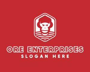 Monkey Ape Chimp logo design