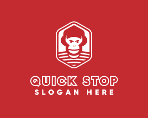 Monkey Ape Chimp logo design