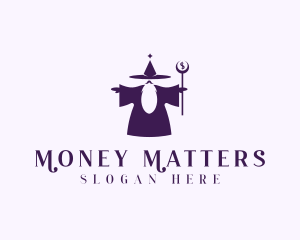 Magical Money Wizard logo design