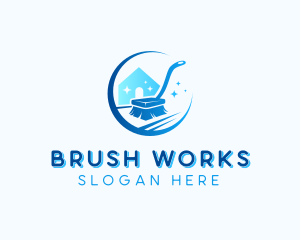 Home Cleaning Brush logo