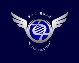 DNA Genetic Wings logo