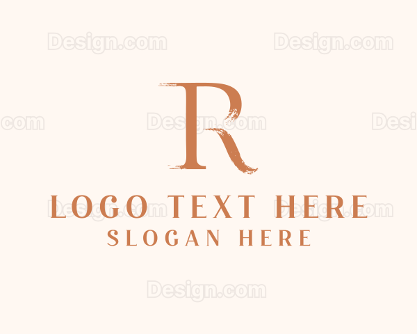 Cosmetics Letter R Logo