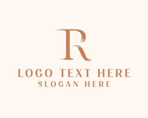 Cosmetics Letter R Logo