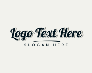 Business Fashion Cursive Wordmark logo