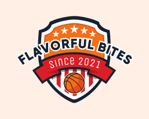 Basketball Shield Tournament logo design