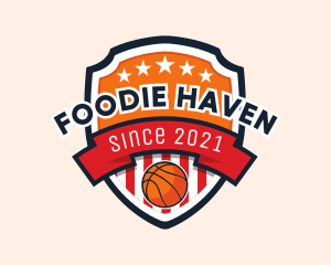 Basketball Shield Tournament logo design