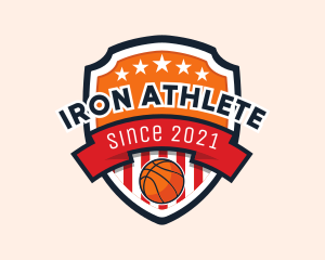 Basketball Shield Tournament logo design