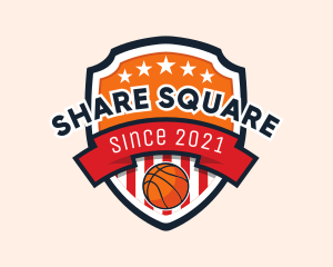 Basketball Shield Tournament logo design