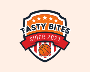 Basketball Shield Tournament logo design