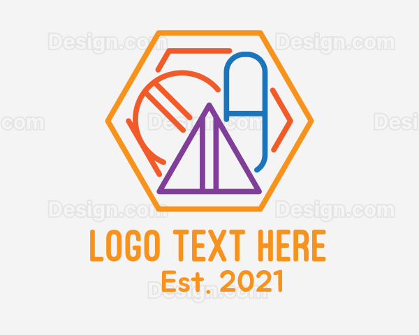 Hexagon Medical Pill Logo