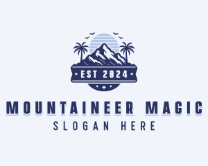 Mountain Summit Peak logo design