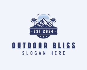 Mountain Summit Peak logo design