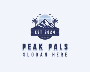 Mountain Summit Peak logo design