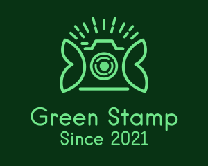 Green Photography Camera  logo design