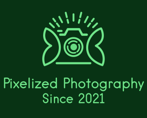 Green Photography Camera  logo design