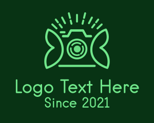 Capture - Green Photography Camera logo design