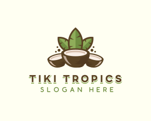 Tropical Organic Coconut logo design