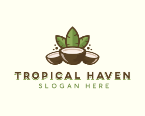 Tropical Organic Coconut logo design