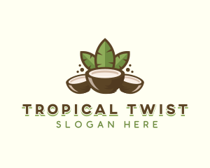 Tropical Organic Coconut logo design