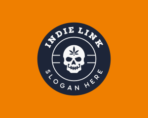 Skull Marijuana logo