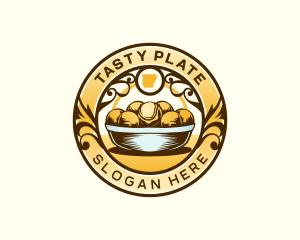 Arkansas Hush Puppy Pastry logo design