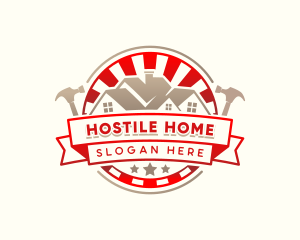 Home Roof Repair logo design