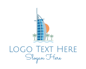 Dubai Tower Landmark logo