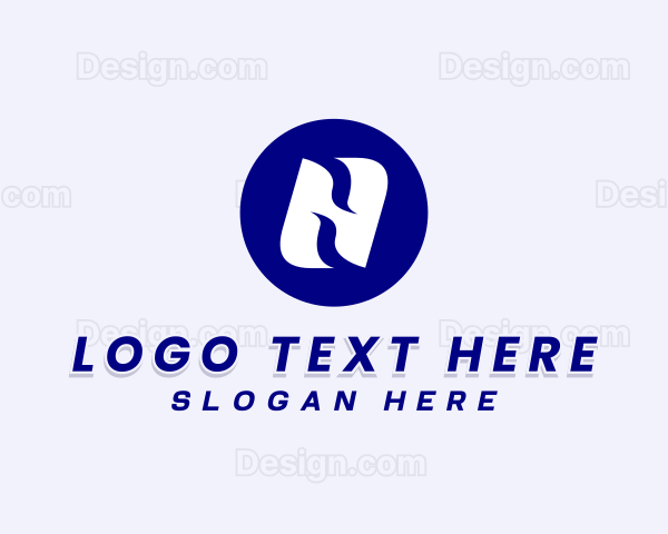 Generic Company Brand Letter N Logo