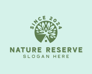 Nature Eco Tree logo design