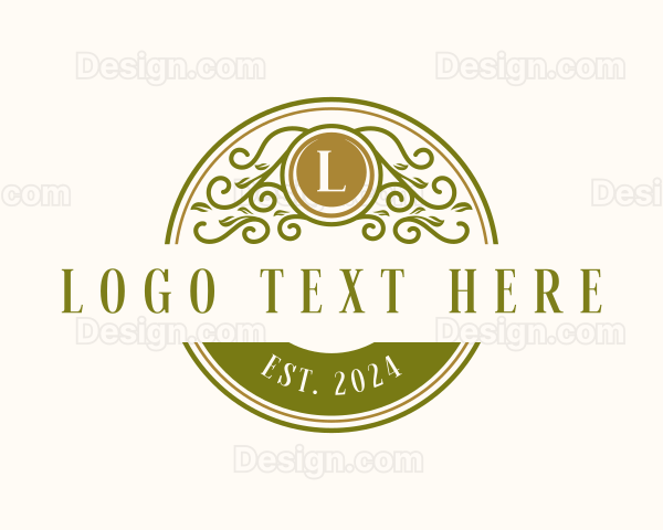 Elegant Garden Vine Logo