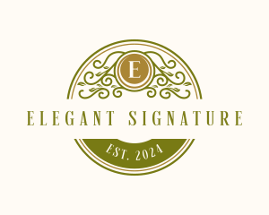 Elegant Garden Vine logo design