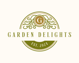 Elegant Garden Vine logo design