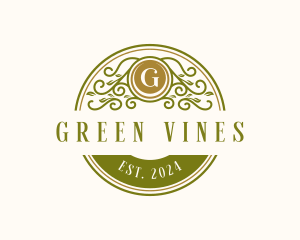 Elegant Garden Vine logo design