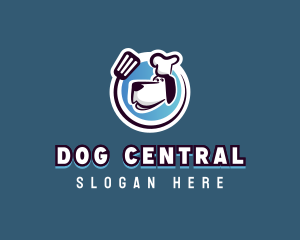 Cartoon Dog Chef logo design