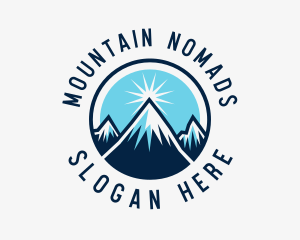 Travel Mountain Summit logo design