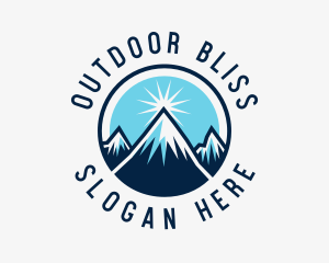 Travel Mountain Summit logo design