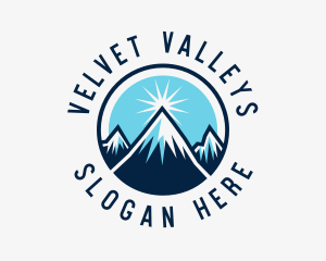 Travel Mountain Summit logo design