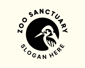 Heron Bird Aviary logo design