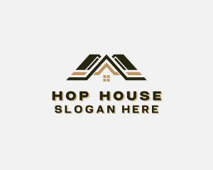 Roofing House Maintenance logo design