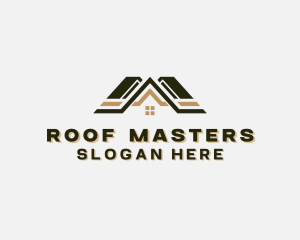 Roofing House Maintenance logo design